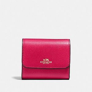 Coach ACCORDION CARD CASE IN CROSSGRAIN F54843